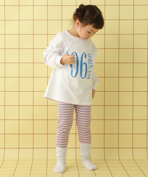 LEPSIM（レプシィム）の「【KIDS】リブレギンス　639354（レギンス/スパッツ・キッズ・ブラック/オレンジ/ライトピンク・100/120/130/110）」の5枚目の写真