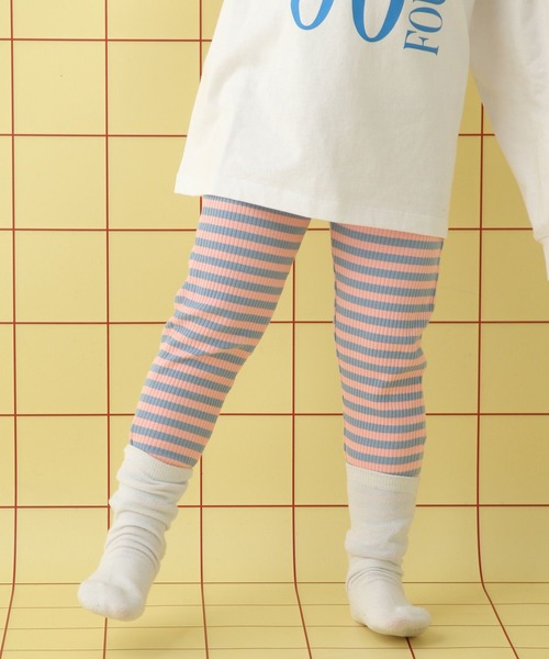 LEPSIM（レプシィム）の「【KIDS】リブレギンス　639354（レギンス/スパッツ・キッズ・ブラック/オレンジ/ライトピンク・100/120/130/110）」の11枚目の写真