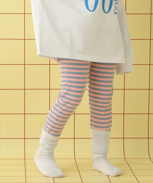 LEPSIM（レプシィム）の「【KIDS】リブレギンス　639354（レギンス/スパッツ・キッズ・ブラック/オレンジ/ライトピンク・100/120/130/110）」の12枚目の写真