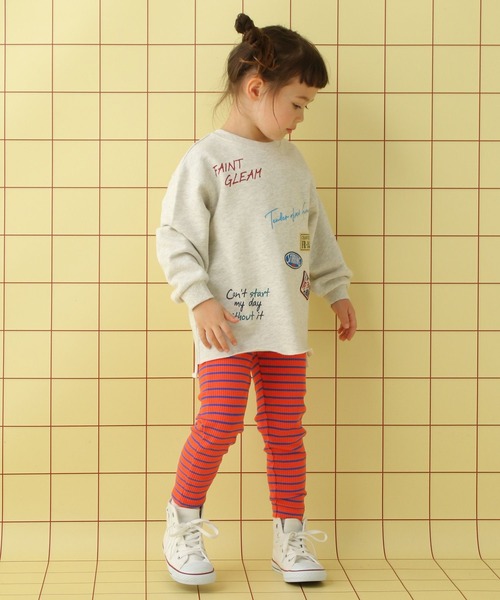 LEPSIM（レプシィム）の「【KIDS】リブレギンス　639354（レギンス/スパッツ・キッズ・ブラック/オレンジ/ライトピンク・100/120/130/110）」の14枚目の写真