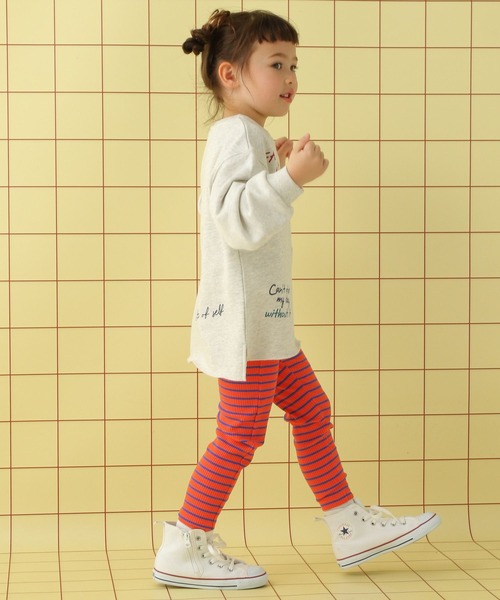LEPSIM（レプシィム）の「【KIDS】リブレギンス　639354（レギンス/スパッツ・キッズ・ブラック/オレンジ/ライトピンク・100/120/130/110）」の15枚目の写真