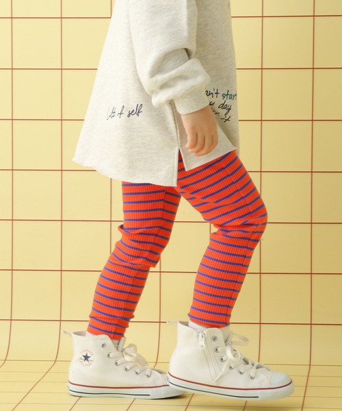 LEPSIM（レプシィム）の「【KIDS】リブレギンス　639354（レギンス/スパッツ・キッズ・ブラック/オレンジ/ライトピンク・100/120/130/110）」の18枚目の写真