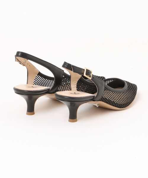 FABIO RUSCONI（ファビオルスコーニ）の「【FABIO RUSCONI】バックバンドポインテッドシアーパンプス(F61307)（パンプス・レディース・ブラック系その他/マルチ・35/36/37/38/39）」の3枚目の写真