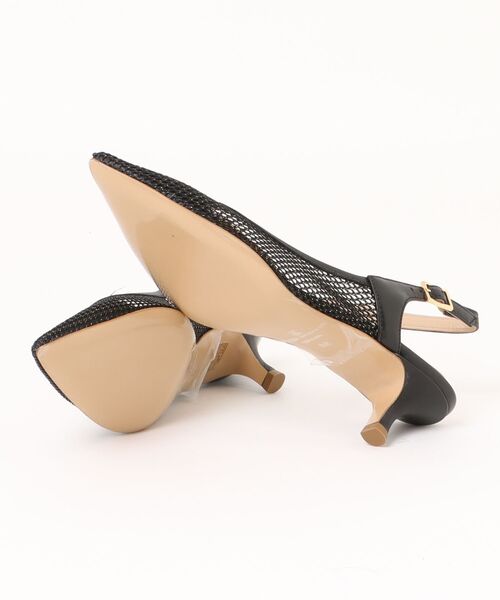 FABIO RUSCONI（ファビオルスコーニ）の「【FABIO RUSCONI】バックバンドポインテッドシアーパンプス(F61307)（パンプス・レディース・ブラック系その他/マルチ・35/36/37/38/39）」の4枚目の写真