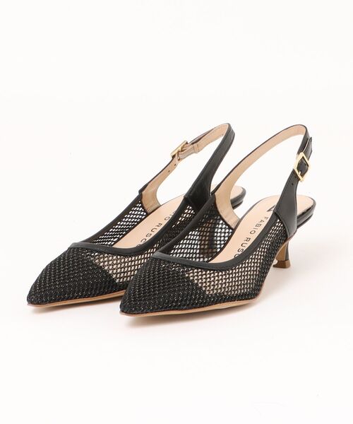 FABIO RUSCONI（ファビオルスコーニ）の「【FABIO RUSCONI】バックバンドポインテッドシアーパンプス(F61307)（パンプス・レディース・ブラック系その他/マルチ・35/36/37/38/39）」の5枚目の写真