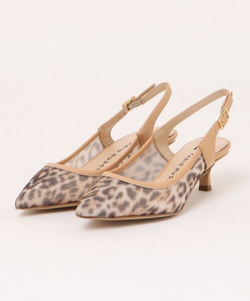 FABIO RUSCONI（ファビオルスコーニ）の「【FABIO RUSCONI】バックバンドポインテッドシアーパンプス(F61307)（パンプス・レディース・ブラック系その他/マルチ・35/36/37/38/39）」の6枚目の写真