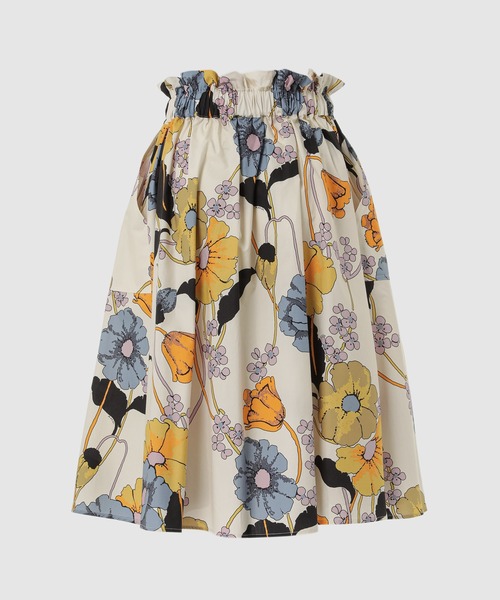 MARNI（マルニ）の「MELODIA / ポプリンフレアスカート（スカート・レディース・クリーム・38(M)/40(L)）」の2枚目の写真