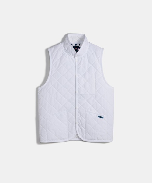 LAVENHAM(ラベンハム)の「Lavenham Exclusive - Cotton Mickfield Mens / コットン ミックフィールド メンズ(ベスト・メンズ・チャコール/ホワイト・XXL/M/L/XL/S/XS)」の2枚目の写真