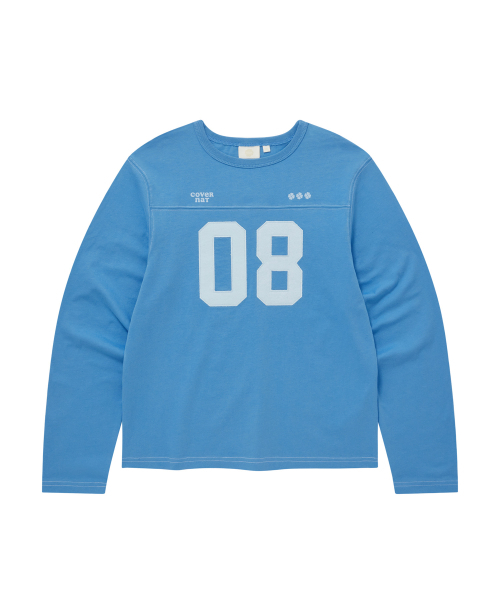 COVERNAT(カバーナット)の「ウィメンズナンバーロゴロングスリーブブルー(Tシャツ/カットソー・レディース・その他・WM/WS)」の1枚目の写真