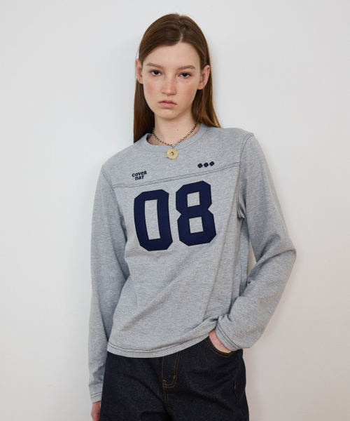 COVERNAT(カバーナット)の「ウィメンズナンバーロゴロングスリーブブルー(Tシャツ/カットソー・レディース・その他・WM/WS)」の13枚目の写真