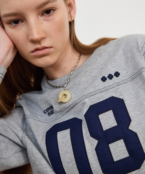 COVERNAT(カバーナット)の「ウィメンズナンバーロゴロングスリーブブルー(Tシャツ/カットソー・レディース・その他・WM/WS)」の6枚目の写真