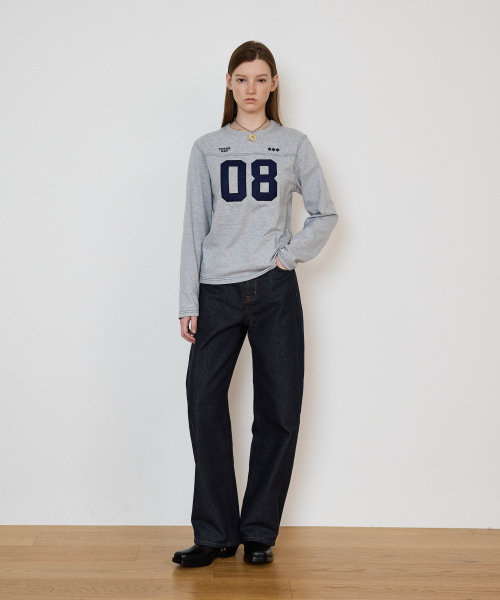 COVERNAT(カバーナット)の「ウィメンズナンバーロゴロングスリーブブルー(Tシャツ/カットソー・レディース・その他・WM/WS)」の7枚目の写真
