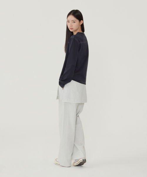 COVERNAT(カバーナット)の「ウィメンズナンバーロゴロングスリーブブルー(Tシャツ/カットソー・レディース・その他・WM/WS)」の11枚目の写真