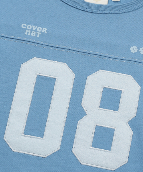 COVERNAT(カバーナット)の「ウィメンズナンバーロゴロングスリーブブルー(Tシャツ/カットソー・レディース・その他・WM/WS)」の2枚目の写真
