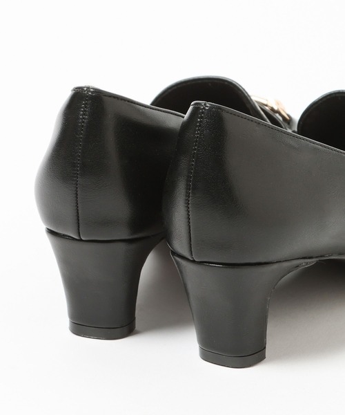 Andemiu（アンデミュウ）の「メタルヒールローファー668208（ローファー・レディース・ブラック・LARGE）」の9枚目の写真