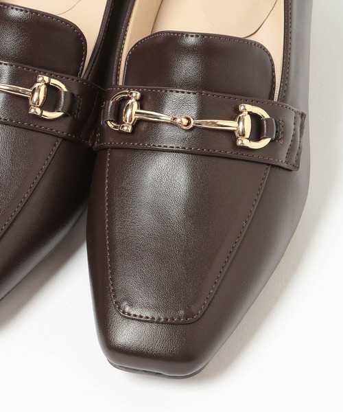 Andemiu（アンデミュウ）の「メタルヒールローファー668208（ローファー・レディース・ブラック・LARGE）」の12枚目の写真