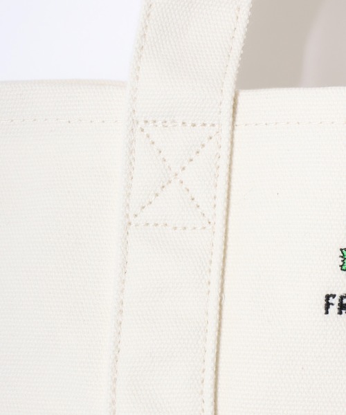 FRUIT OF THE LOOM(フルーツオブザルーム)の「FRUIT OF THE LOOM/フルーツオブザルーム ロゴ ワンポイント刺繍 ミニトートバッグ/ランチバッグ/レディース メンズ(トートバッグ・レディース・ブラック/ブラック系その他/オフホワイト/グリーン/レッド/ネイビー/ブラック系その他2・FREE)」の18枚目の写真