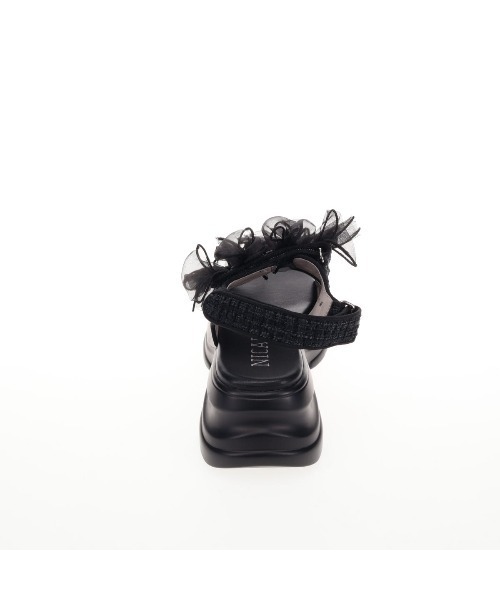 NICAL(ニカル)の「【NICAL】ボリュームシアーリボンサンダル/564207(サンダル・レディース・ブラック/アイボリー・SMALL/MEDIUM/LARGE/X-LARGE)」の8枚目の写真