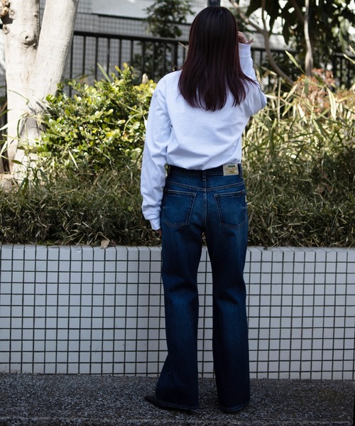 UNIVERSAL OVERALL（ユニバーサルオーバーオール）の「UNIVERSAL OVERALL / Pocket L/S TEE / ポケット長袖Tシャツ（Tシャツ/カットソー・メンズ・オートミール/ネイビー/ブラック/グレイッシュブルー/ライム/ホワイト・S/M/L）」の21枚目の写真