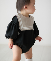 IENA ENFANT（イエナアンファン）の「【BASIC】スモッグロンパース baby（ロンパース）」