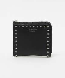 VIOLAd'ORO（ヴィオラドーロ）の「＜VIOLAd’ORO＞レザー スタッズ ミニウォレット（財布）」