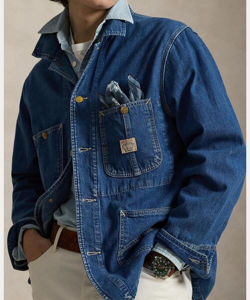 POLO RALPH LAUREN（ポロ ラルフ ローレン）の「Waldron デニム ユーティリティ ジャケット（デニムジャケット・メンズ・ブルー・M/L）」の5枚目の写真