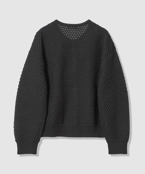 allureville（アルアバイル）の「透かし編みカーディガン（カーディガン/ボレロ・レディース・ブルー/オフホワイト・2）」の20枚目の写真