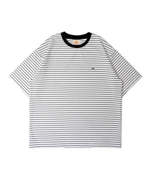 KELTY(ケルティ)の「KELTY WAPPEN LOGO BORDER T-SHIRT(Tシャツ/カットソー・メンズ・ブラック/ホワイト・M/XL/L)」の3枚目の写真
