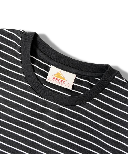KELTY(ケルティ)の「KELTY WAPPEN LOGO BORDER T-SHIRT(Tシャツ/カットソー・メンズ・ブラック/ホワイト・M/XL/L)」の7枚目の写真
