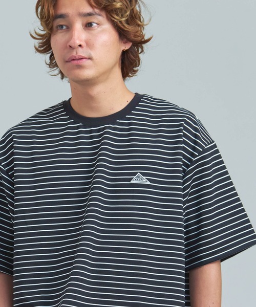 KELTY(ケルティ)の「KELTY WAPPEN LOGO BORDER T-SHIRT(Tシャツ/カットソー・メンズ・ブラック/ホワイト・M/XL/L)」の12枚目の写真