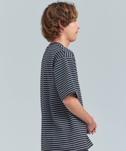 KELTY(ケルティ)の「KELTY WAPPEN LOGO BORDER T-SHIRT(Tシャツ/カットソー・メンズ・ブラック/ホワイト・M/XL/L)」の13枚目の写真