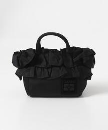 GANNI | GANNI　MINI SHOPPER RUFFLE(トートバッグ)