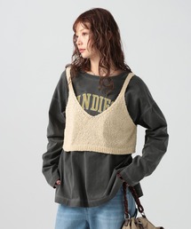 BAYFLOW | 2WAYニットキャミビスチェ(その他トップス)