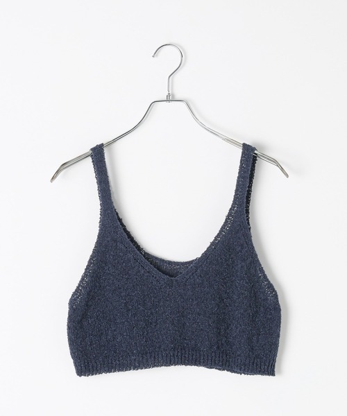 BAYFLOW（ベイフロー）の「2WAYニットキャミビスチェ（その他トップス・レディース・ネイビー/オフホワイト/グレー・FREE）」の19枚目の写真