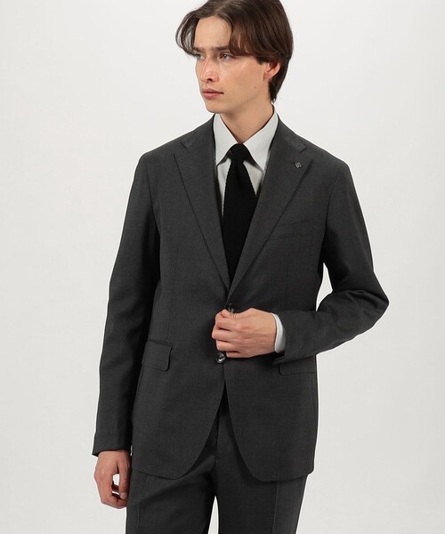 TAGLIATORE（タリアトーレ）の「【別注】TAGLIATORE シングルブレステッド2Bスーツ（スーツセット・メンズ・グレー/ネイビー・50/48/46/44/52）」の4枚目の写真