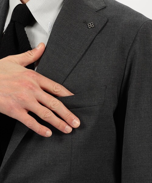 TAGLIATORE（タリアトーレ）の「【別注】TAGLIATORE シングルブレステッド2Bスーツ（スーツセット・メンズ・グレー/ネイビー・50/48/46/44/52）」の12枚目の写真
