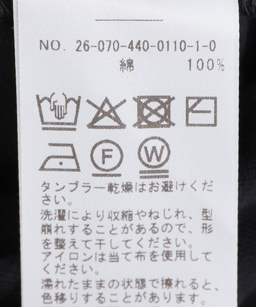 JOURNAL STANDARD LUXE（ジャーナルスタンダード　ラックス）の「クラシックテンジク モックプルオーバー（Tシャツ/カットソー・レディース・ホワイト/ブラック/ブラックミックス・FREE）」の16枚目の写真