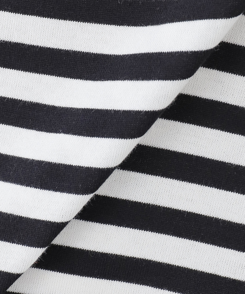 JOURNAL STANDARD LUXE（ジャーナルスタンダード　ラックス）の「クラシックテンジク モックプルオーバー（Tシャツ/カットソー・レディース・ホワイト/ブラック/ブラックミックス・FREE）」の13枚目の写真