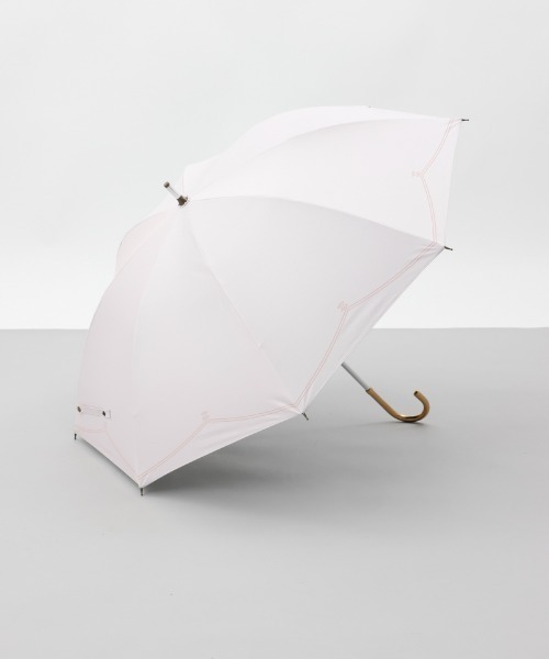 dazzlin（ダズリン）の「【dazzlin(ダズリン)】スクエアロゴプリント晴雨兼用傘（長傘）（長傘・レディース・ネイビー/ミント/ライトピンク・FREE）」の3枚目の写真