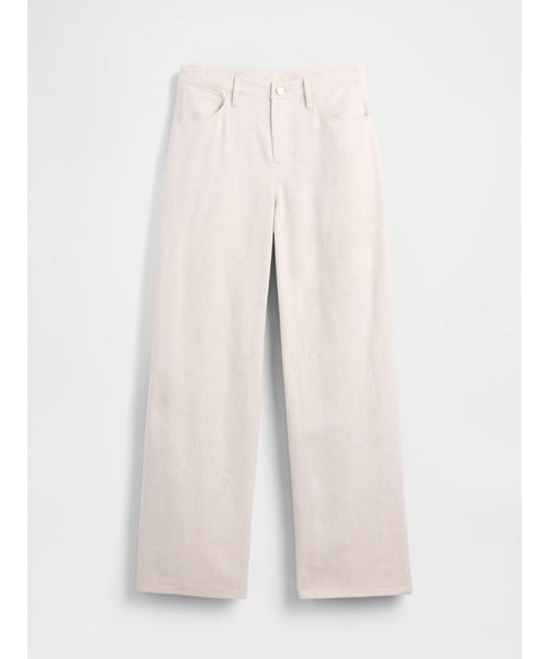 GAP(ギャップ)の「コットンリネン ワイドパンツ(その他パンツ・レディース・ブラック/オフホワイト/ナチュラル・00/0/2/4/6/8/10/000)」の9枚目の写真