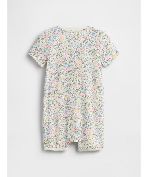 GAP（ギャップ）の「はじめてのお気に入り ショートオール (ベビー)（ロンパース・キッズ・ブルー/マルチ・50cm/60cm/70cm/80ｃｍ/90cm）」の3枚目の写真