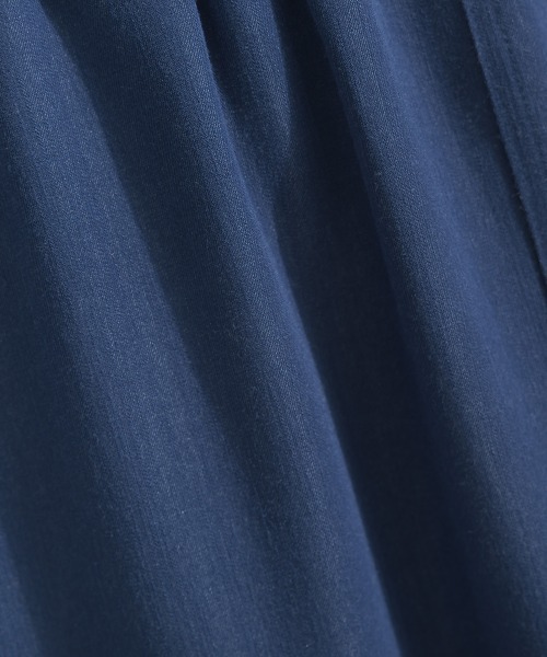 OMNES（オムネス）の「デニムライクイージーロングスカート 花粉リリース付（スカート・レディース・ダークブルー/ライトブルー・FREE）」の19枚目の写真