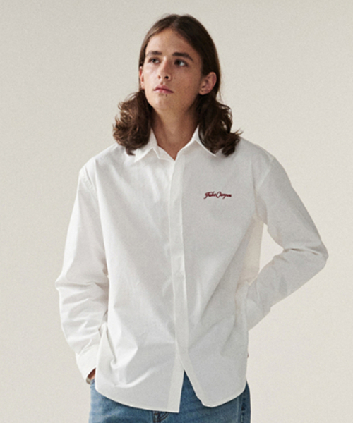 FAKE CAMPER（フェイクキャンパー）の「レギュラーフィットシャツ [ホワイト]（シャツ/ブラウス・メンズ・ホワイト・LARGE/SMALL/MEDIUM/X-LARGE）」の2枚目の写真