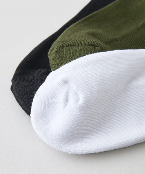 AVIREX(アヴィレックス)の「【AVIREX/アヴィレックス】【丈夫でタフな3足組】Standard Logo 3P Socks ロゴソックス 3足組 無地 迷彩柄 まとめ買い アメカジ ストリート スケーター ミリタリー(ソックス/靴下・メンズ・その他・FREE)」の5枚目の写真