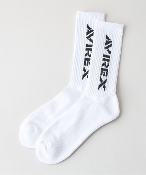 AVIREX(アヴィレックス)の「【AVIREX/アヴィレックス】【丈夫でタフな3足組】Standard Logo 3P Socks ロゴソックス 3足組 無地 迷彩柄 まとめ買い アメカジ ストリート スケーター ミリタリー(ソックス/靴下・メンズ・その他・FREE)」の6枚目の写真