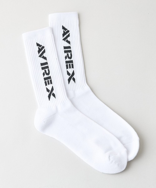 AVIREX(アヴィレックス)の「【AVIREX/アヴィレックス】【丈夫でタフな3足組】Standard Logo 3P Socks ロゴソックス 3足組 無地 迷彩柄 まとめ買い アメカジ ストリート スケーター ミリタリー(ソックス/靴下・メンズ・その他・FREE)」の7枚目の写真