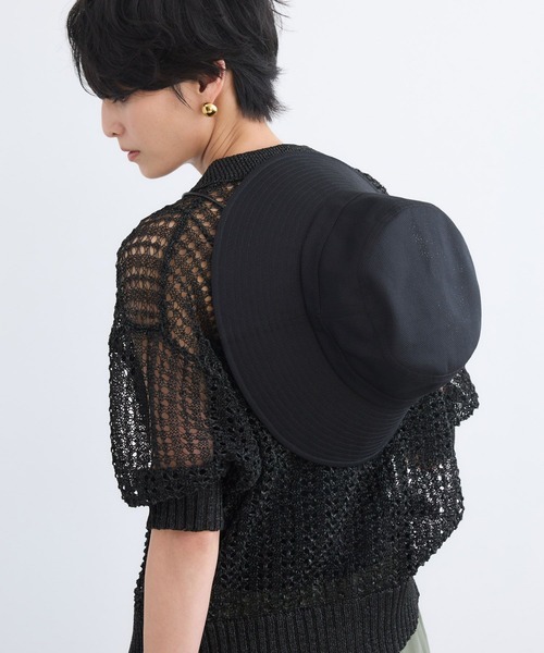 BARNYARDSTORM（バンヤードストーム）の「BARNYARDSTORM / コードツキメッシュＨＡＴ【UVカット】（ハット・レディース・ベージュ/ブラック・FREE）」の20枚目の写真