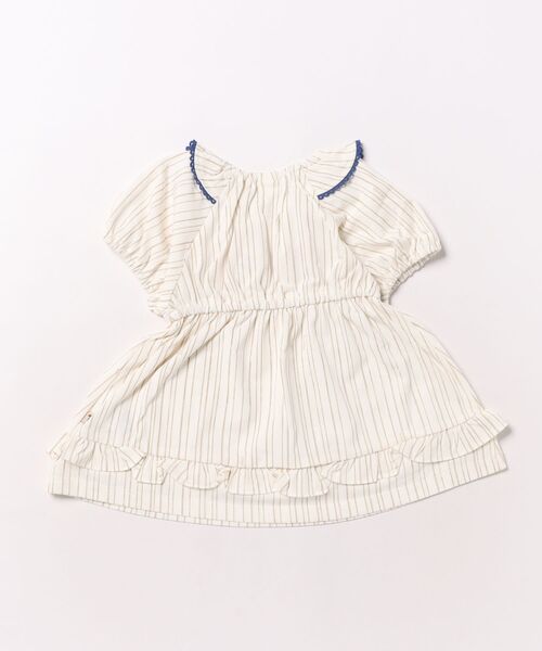 moimoln（モイモルン）の「ベリー＆フラワーフリル半袖ワンピース（ワンピース・キッズ・ベージュ/ピンク・80ｃｍ/90cm/100cm/110cm/120cm/130cm）」の16枚目の写真