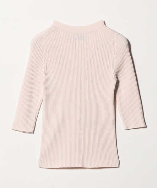 UNITED ARROWS(ユナイテッドアローズ)の「リブ Vネック ニット ‐ウォッシャブル‐(ニット/セーター・レディース・ブラック/ダークブラウン/ライトピンク・FREE)」の15枚目の写真