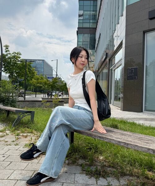 KZM(ケージエム)の「ローウエストデニムパンツ(デニムパンツ・レディース・その他・MEDIUM)」の5枚目の写真